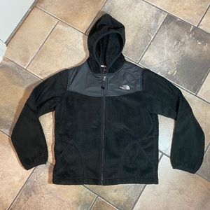 The North Face fleece hoodie